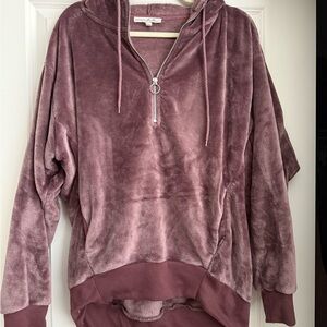 Women's Mauve Hoodie Sweater